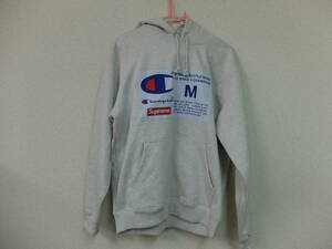 ★☆Supreme Champion Label Hooded Sweatshirt シュプリーム チャンピオン パーカー トップス　Mサイズ☆★