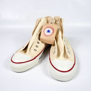 デッドストック USA製 CONVERSE コンバース オールスター 生成り ホワイト ハイカット ALL STAR サイズ7 25cm AG3