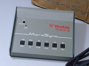 3017H08*1B▲Vestax/ベスタクス・MSX-2・MICROSYNC・シグナルプロセッサー・箱付