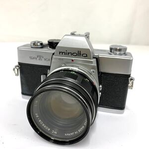 動作未確認 minolta ミノルタ SRT101 一眼レフ フィルムカメラ カメラレンズ1:1.4 f=58mm 現状品 カ4