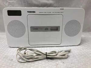 k161*80 【傷汚れ有】 １円～ TOSHIBA 東芝 CDラジオ TY-CR22 動作確認済み