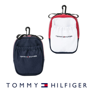 【新品新作】【TOMMY HILFIGER GOLF】 ポーチ シグネチャーテープ (THMG4FEA) メンズレディースゴルフアクセサリ ラウンド用品 2024新作