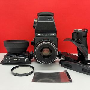 □ Mamiya RB67 Professional 中判フィルムカメラ ボディ MAMIYA-SEKOR F3.8 90mm レンズ CdSファインダー 動作確認済 付属品 マミヤ