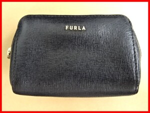 2406★A-1719★FURLA フルラ ポーチ ブラック 中古品