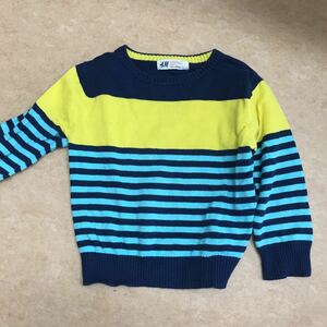 ボーダーニット H &M ボーイズ キッズ 2歳