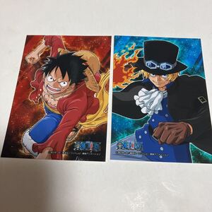 ONE PIECE ワンピース 生ブロマイド ルフィ サボ JF2022限定 ジャンプフェスタ