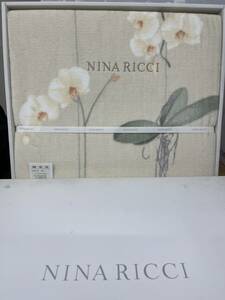 送料無料S83945 ニナリッチ 綿毛布 Nina Ricci 140×200cm未使用