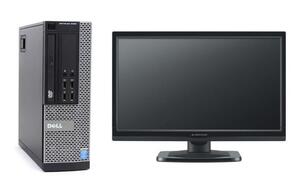 Windows7 Pro 64BIT DELL Optiplex 9020/7020/3020 SFF Core i5-4570 3.20GHz 16GB 新品SSD 512GB DVD Office付 24型液晶 中古パソコン