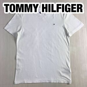 TOMMY HILFIGER トミー ヒルフィガー 半袖Tシャツ 152 フラッグタグ 刺繍ロゴ ユースサイズ