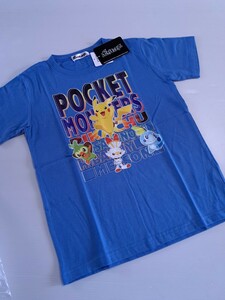 新品 未使用 ポケットモンスター 140 半袖 Tシャツ ポケモン ピカチュウ サルノリ ヒバニー メッソン カットソー 男の子 即決 送料無料 Aら