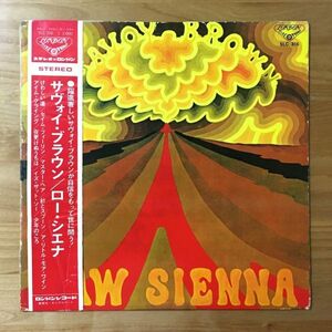 【国内盤 帯付 見本盤プロモ 美盤】 サヴォイ・ブラウン / ロー・シエナ (SLC316) 検 SAVOY BROWN RAW SIENNA JAPAN PROMO OBI LP 日本 白