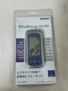 ●S029● 新品未開封 オムロン ウォーキングスタイル 歩数計 omron Walking style HJ-301 エクササイズ 消費カロリー 時計 距離