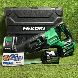 ★未使用品 HiKOKI ハイコーキ コードレスセーバソー CR36DA 36V マルチボルト 充電式 バッテリー 2個 急速充電器 純正ケース付 領収OK