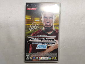 中古品 PSPソフト ワールドサッカーウイニングイレブン ユビキタスエヴォリューション2008