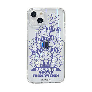 BOOGIE WOOGIE オーロラケース for iPhone 14 Very Peri 背面カバー型 BW24103i14 /l