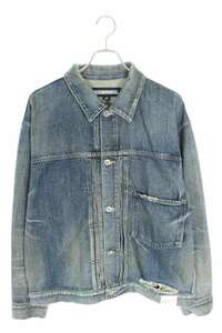 ネイバーフッド NEIGHBORHOOD 242XBNH-JKM01 SAVAGE DENIM TYPE-1 JACKET サイズ:L ヴィンテージ加工デニムジャケット 中古 BS99