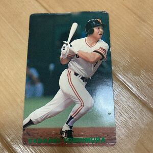 プロ野球チップス カルビー 巨人 吉村禎章 1991 カムバック賞 当時物 中古 天才 送料110円 同梱可　値下げ