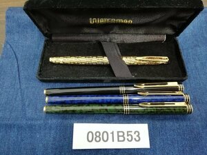 0801B53　筆記用具　万年筆　おまとめ4点　WATERMAN ウォーターマン