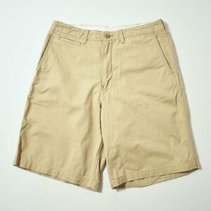 ★00s オールド カーハート Carhartt ワイド ストレート スラブコットン バギー ショート パンツ XL ベージュ ショーツ 短パン ワーク★