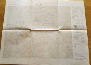 昭和51年居倉地図　国土地理院地理院　長野県南佐久郡川上村　扇平山・五郎山・あちばけダム・十文字峠・南相木村大滝村の一部等　