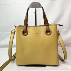 ✨美品✨FIRANO レザー トートバッグ　2wey 広末涼子　mustard