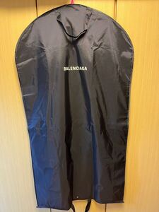 正規 BALENCIAGA バレンシアガ 付属品 ロゴ プリント コート ジャケット ガーメント 黒