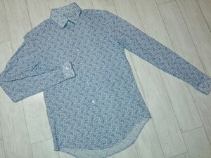 ZARA MAN/ザラマン/ペイズリー/シャツ/総柄/SLIM FIT/スリムフィット/トップス/メンズ/長袖