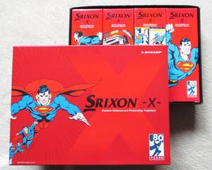 レア！！　新品・未使用！スリクソン【SRIXON -X-】×１ダース　＜大人気キャラクター「スーパーマン」コラボレーションボール＞