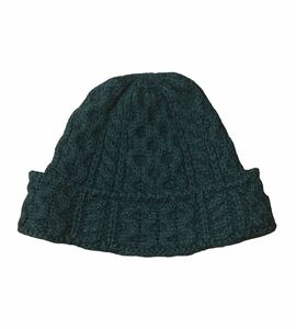 HIGHLAND2000　BOB CAP　イングランド製　ダークグリーン　/　HIGHLAND 2000 ハイランド ウール ボブキャップ ニットキャップ ニット帽