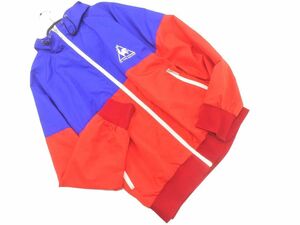 le coq sportif ルコックスポルティフ フード ジャケット sizeO/青ｘ赤 ◇■ ☆ eic3 メンズ