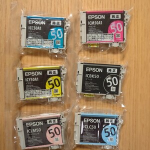 EPSON 純正インク IC6CL50（3色A1）　 未使用未開封