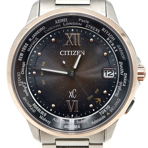 送料無料 超美品 シチズン クロスシー 腕時計 CB1020-89W ベーシックコレクション エコドライブ 銀 シルバー系 メンズ
