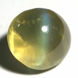 ☆天然クリソベリルキャッツアイ2.608ct☆J約7.1×6.9mm ルース 裸石 宝石 ジュエリー chrysoberyl cat