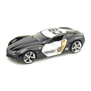 □【新品】 1/24 シボレー コルベット パトロール ミニカー 完売□