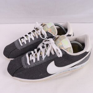 CORTEZ BASIC PRM 29.5cm/NIKE コルテッツ ベーシック プレミアム ナイキ 古着 中古 アイロン グレー 白 スニーカー xx8585