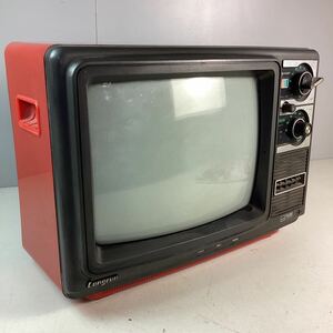 d6160 SHARP アナログテレビ 14C-492R 1976年製 アンティーク 昭和レトロ カラーテレビ ブラウン管 VHF UHF 通電確認済 ジャンク