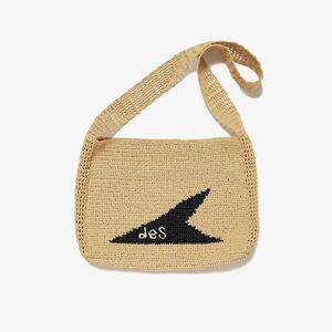 希少★新品本物【BEIGE】CETUS RAFFIA BAG シータス ラフィアバッグ サコッシュ 正規店購入 ディセンダント 入手困難 DESCENDANT 24SS