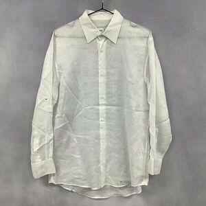 [PT13354] ジルサンダー リネンシャツ ホワイト系 39 JIL SANDER / 小型便OK