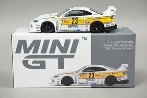 MINI GT / TSM 1/64 Nissan 日産 LB-Super Silhouette シルビア (S15) フォーミュラ・ドリフト ジャパン 2021 #23 MGT00434-R