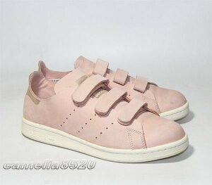 アディダス オリジナルス ウィメンズ スタンスミス OP CF ヴェイパーピンク ベルクロ S32271 レザー US6 23cm 中古 美品 adidas Stan Smith