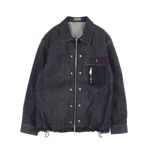 ディオール DIOR × sacai Over Shirt Low Cotton Denim ブランドオフ Dior その他 デニムジャケット コットン