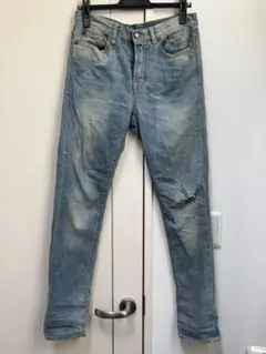 R13 Slouch Skinny ダメージ加工　デニム　サイズ24