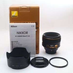 Nikon 単焦点レンズ AF-S NIKKOR 58mm f/1.4G Fマウント フルサイズ対応