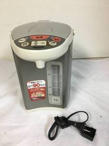 A2683　ZOJIRUSHI　象印　マイコン沸とう　電動ポット　3.0L　CD-WE30型　現状品