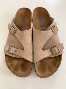 BIRKENSTOCK チューリッヒ EU44 ナロー スエードレザー トープ