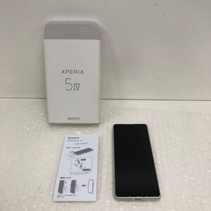 SONY Xperia5 Ⅳ XQ-CQ44 256GB SIMフリー ホワイト Androidバージョン 14 スマホ ソニー 本体 241217SK240169