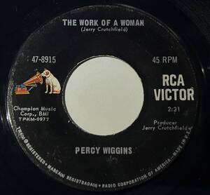 Percy Wiggins 「The Work Of A Woman / It Didn