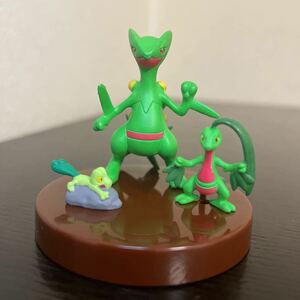 立体ポケモン図鑑 キモリ ジュカイン ジュプトル 中古品 ポケモン フィギュア ポケットモンスター