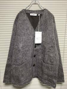 新品《 OUR LEGACY アワー レガシー 》CARDIGAN / Mole Grey Mohair 50 カーディガン / モール グレー モヘア / ウール ニット セーター