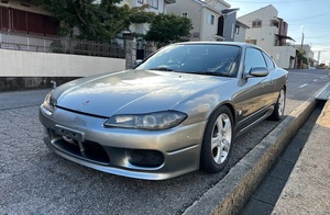 【距離少なめ】日産 S15 シルビア スペックR ターボ 純正5速MT エアコンOK 外観綺麗です 即ドリも可能です カスタムベースにいかが？ 愛知